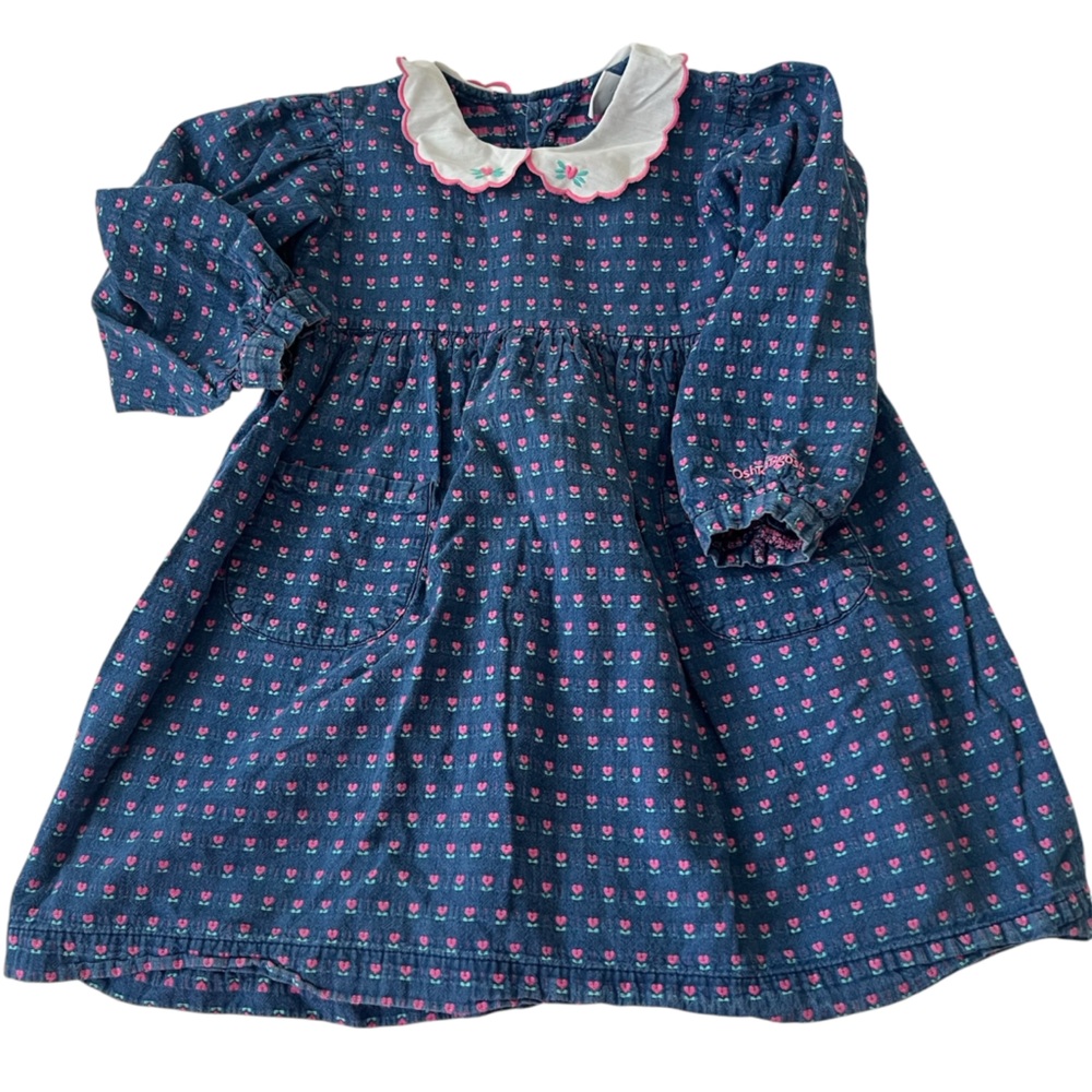 Vintage OshKosh B'Gosh Dress Floral / USA made